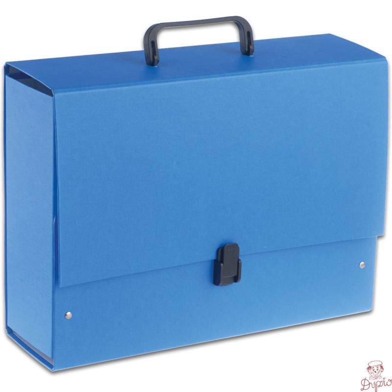 Teczka z rączką B4 Jumbo 10cm niebieska TT6038