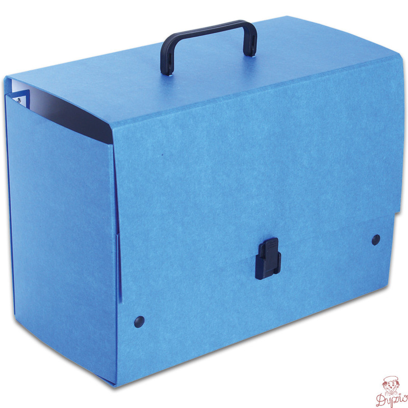 Teczka B4 Jumbo Plus 18cm niebieska TT6309