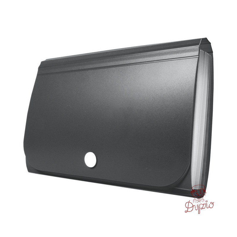 Teczka harmonijkowa PP na zatrzask czarna 178x118x31mm BT613-V TETIS