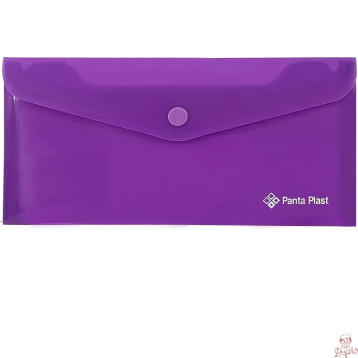 Teczka kopertowa DL PP NEON FIOLETOWY 0410-0087-15 PANTA PLAST