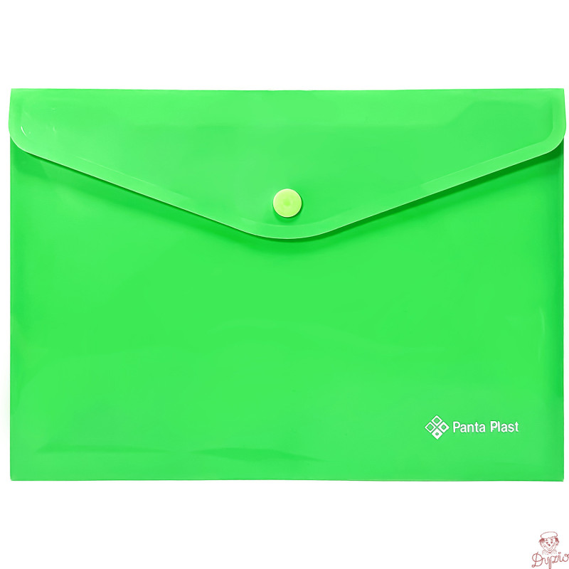 Teczka kopertowa A5 PP NEON ZIELONA 0410-0086-04 PANTA PLAST