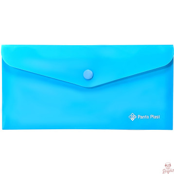 Teczka kopertowa DL PP NEON NIEBIESKA 0410-0087-03 PANTA PLAST