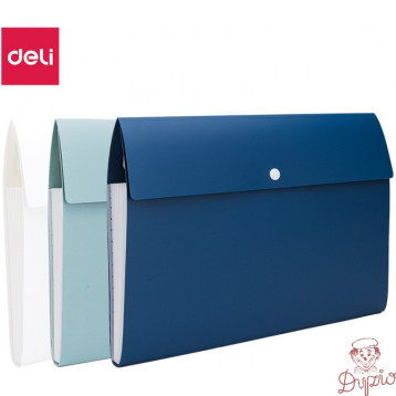 Teczka ofertowa A4 8 przegródek Linfini Expanding File mix kolorów EF606 DELI