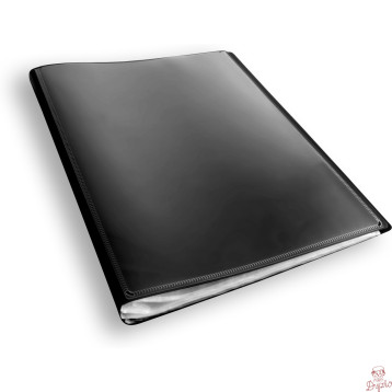 Teczka ofertowa A4 PP 10 koszulek CZARNA BT630-V10 TETIS