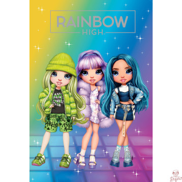 Teczka na dokumenty A4 z gumką RAINBOW 108022007 ASTRA