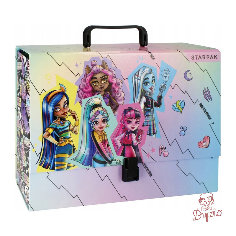 Teczka z rączką A4 9.5cm MONSTER HIGH STK 514750 STARPAK