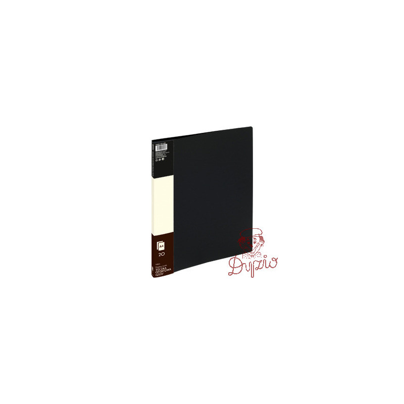 Teczka ofertowa 9002A czarna 20 koszulek 120-1208 GRAND