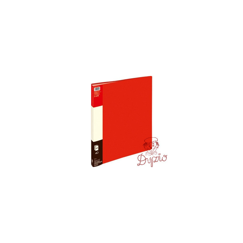 Teczka ofertowa 9004A czerwona 40 koszulek 120-1198 GRAND