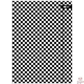 Teczka kartonowa z gumką SKATE szachownica mix 24x31cm HA 7621 2431-SK02 HAPPY COLOR