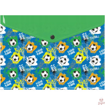 Teczka kopertowa A4 PP z nadrukiem FOOTBALL TKN-A4-34 BIURFOL