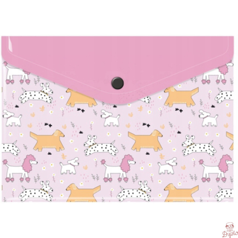 Teczka kopertowa A5 PP z nadrukiem PUPPIES TKN-A5-36 BIURFOL