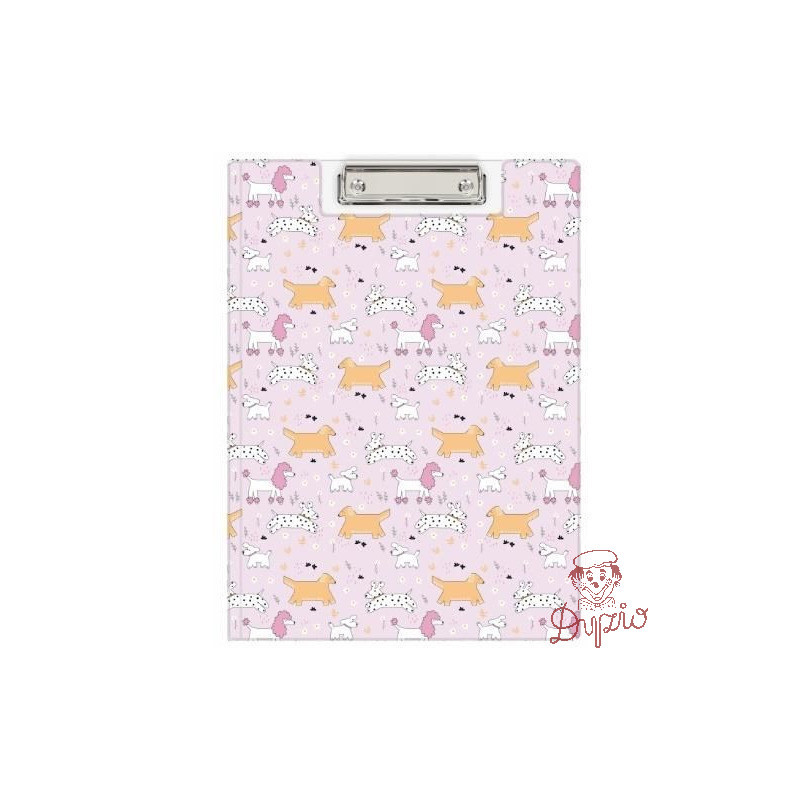 Teczka z klipem A4 z nadrukiem PUPPIES KHN-04-36 BIURFOL