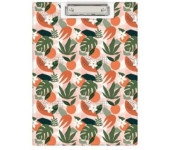 Teczka z klipem A4 z nadrukiem TROPICAL KHN-04-43 BIURFOL