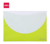Teczka kopertowa na zatrzask A4 RIO zielona E38977 GREEN DELI