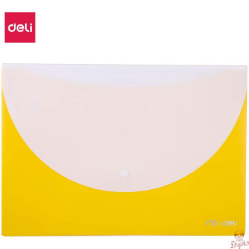 Teczka kopertowa na zatrzask A4 RIO żółta E38977 YELLOW DELI