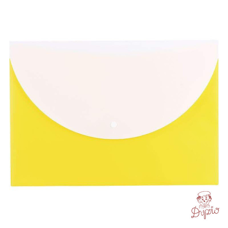 Teczka kopertowa na zatrzask A5 RIO żółta E38978 YELLOW DELI