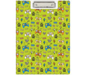 Teczka z klipem na dokumenty Clipboard A4 PVC wzór Pady KHN-04-31 BIURFOL