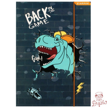 Teczka z gumką A4 SKATE DINO 536505 STARPAK