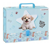Teczka z rączką A4/50mm CUTIES DOGGY 559322 STARPAK