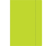 Teczka z gumką A4+ FLUO limonkowa INTERDRUK