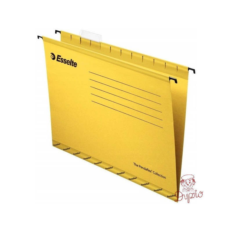 Teczki zawieszane A4 PENDAFLEX STANDARD żółte 25szt ESSELTE 90314