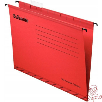 Teczki zawieszane A4 PENDAFLEX STANDARD czerwone 25szt ESSELTE 90316