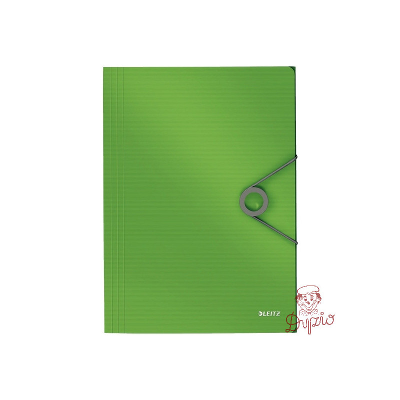 Teczka z gumką A4 PP SOLID jasnozielona 45631050 LEITZ