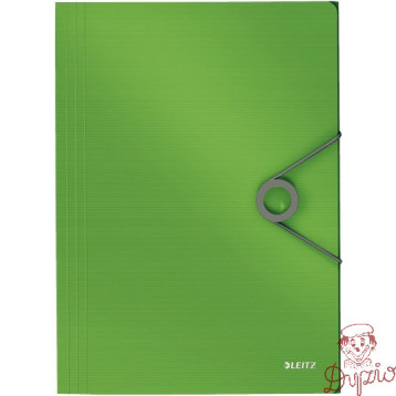 Teczka z gumką A4 PP SOLID jasnozielona 45631050 LEITZ