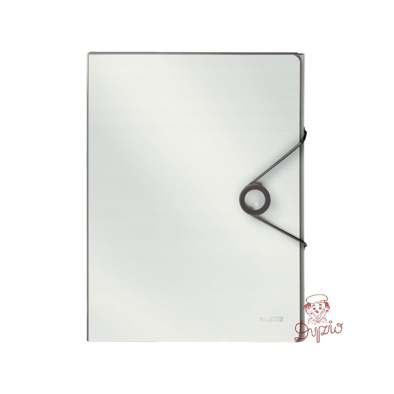 Teczka z gumką PP LEITZ SOLID 30mm biała 45681001