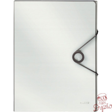 Teczka z gumką PP LEITZ SOLID 30mm biała 45681001