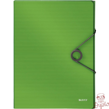 Teczka z gumką PP LEITZ SOLID 30mm jasnozielona 45681050
