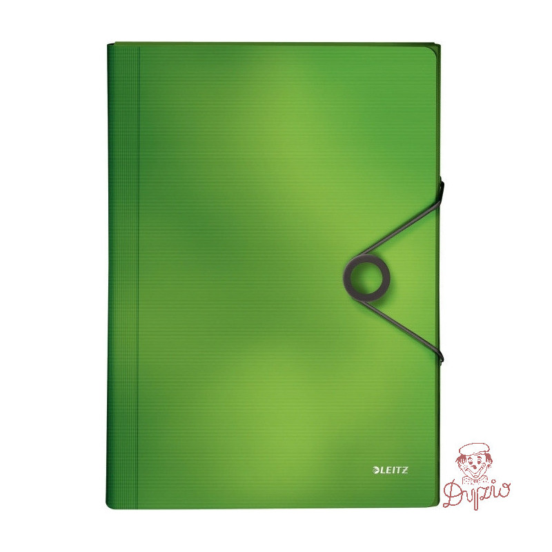 Teczka z przegródkami PP LEITZ SOLID jasnozielona 45791050