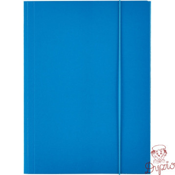 Teczka lakierowana z gumką A4 niebieska ESSELTE 13435