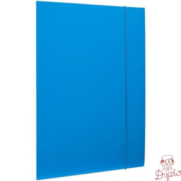 Teczka z gumką NATUNA A4 lakierowana niebieska 390g (21234)