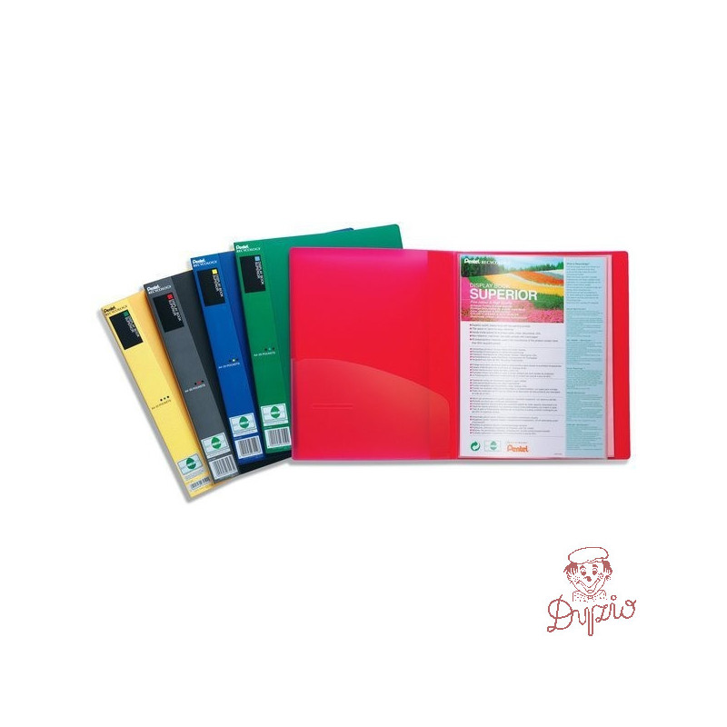 Album ofertowy A4 20kieszeni czerwony DCF142B SUPERIOR PENTEL