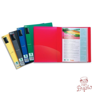 Album ofertowy A4 20kieszeni czerwony DCF142B SUPERIOR PENTEL