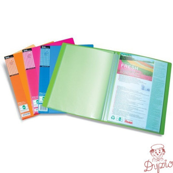 Album ofertowy A4 20kieszeni niebieski i DCF542C WING FRESH PENTEL