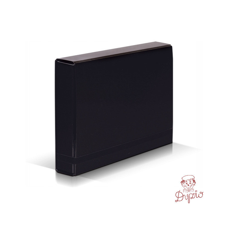 Teczka z gumką BOX CARIBIC czarna 5cm 341/02 VAUPE