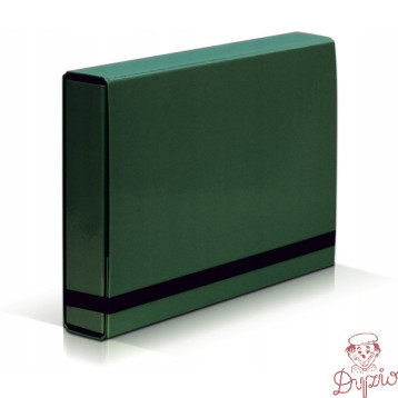 Teczka z gumką BOX CARIBIC zielona 5cm 341/06 VAUPE