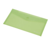Teczka kopertowa A4 FOKUS przezroczysta zielona 0410-0030-04 Panta Plast