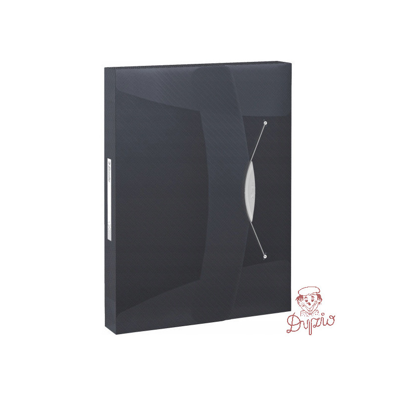 Teczka z gumką ESSELTE VIVIDA 40mm czarna 624049