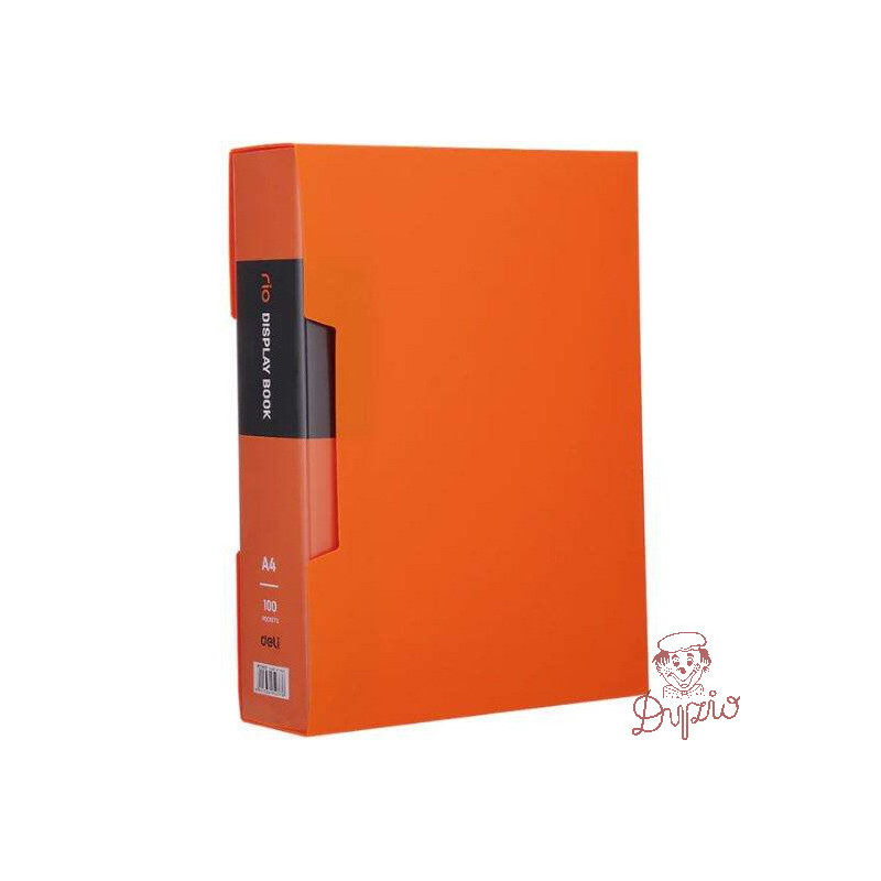 Album ofertowy A4 100 koszulek RIO pomarańczowy E5037 ORANGE DELI