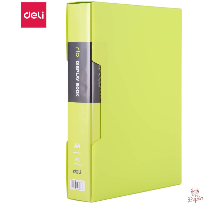 Album ofertowy A4 80 koszulek RIO zielony E5036 GREEN DELI