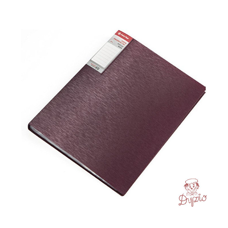 Album prezentacyjny 40 kieszeni bordowy SIMPLE 0410-0056-10 Panta Plast