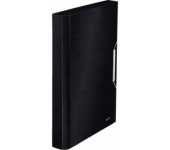 Teczka 6przegródek LEITZ STYLE A4 Satynowa czerń 250k 39570094