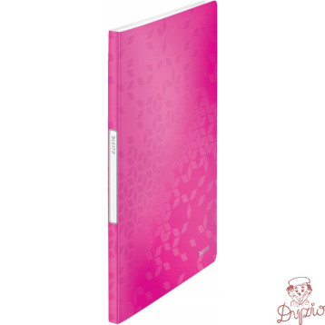 Album ofertowy 20kieszeni LEITZ WOW różowy 46310023