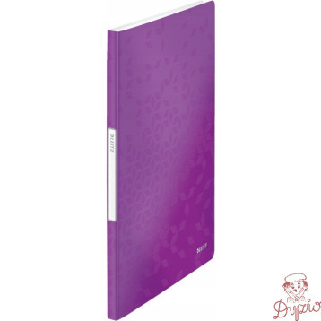 Album ofertowy 20kieszeni LEITZ WOW fioletowy 46310062