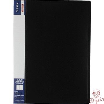 Album ofertowy na dokumenty 60 kieszeni CLASSIC czarny AOF-06-05 BIURFOL