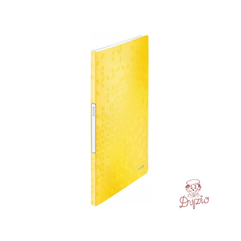 Album ofertowy 20 koszulek PP LEITZ WOW, żółty 46310016