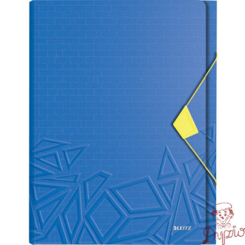 Teczka z przegródkami Leitz Urban Chic, PP, A4, mieści 250 kartek, niebieska 39970032